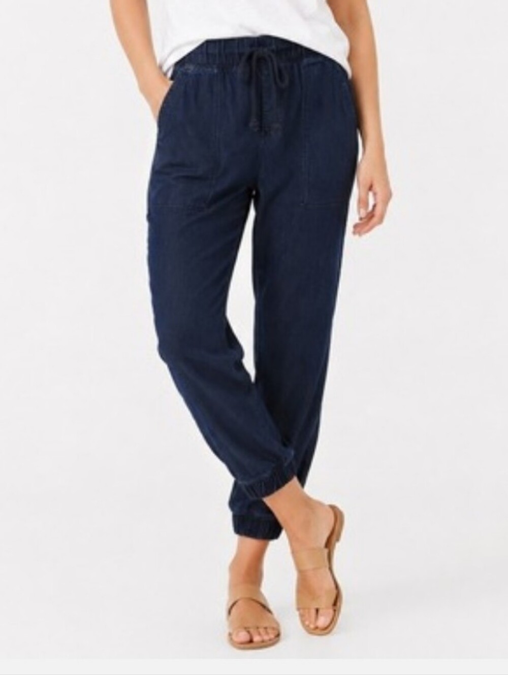 Bella Dahl Tencil Pocket Jogger Midnight Rinse Size Small